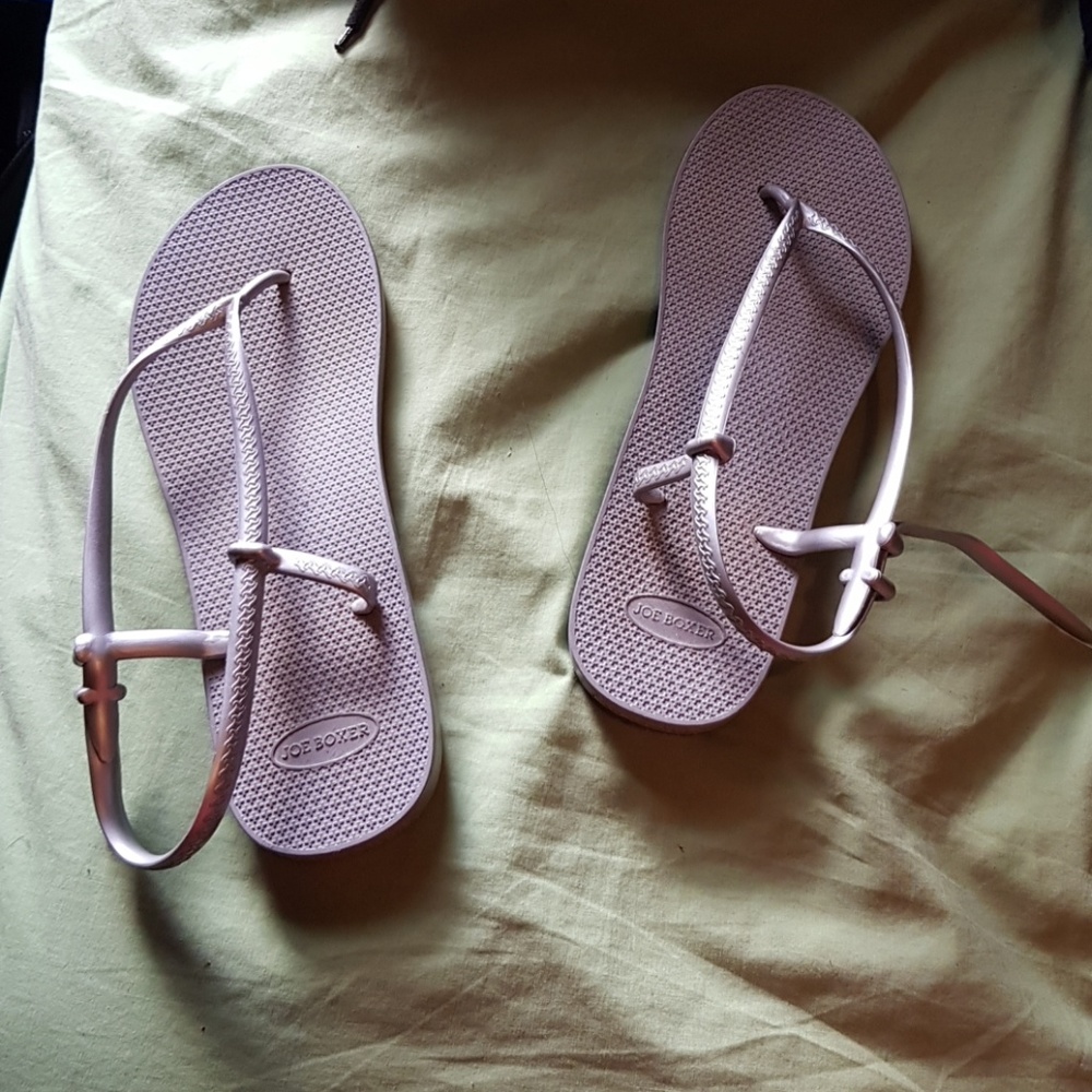 Silver sandals